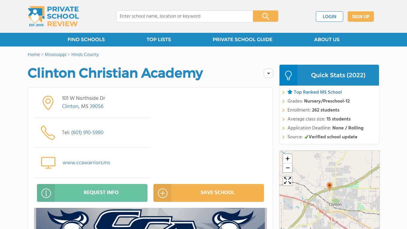 Clinton Christian Academy (2022 Profile) | Clinton, MS